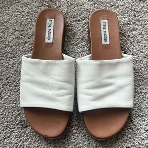 Steve Madden White Sandals